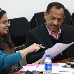 The meeting of the Core Committee and Working Committee for the Media Conclave 2026 on ‘Atmanirbhar Bharat’ at SAU was held today. The meeting was chaired by Dr. Abinash Jha, Director (P.R. & Media), and was also attended by esteemed professors and staff 