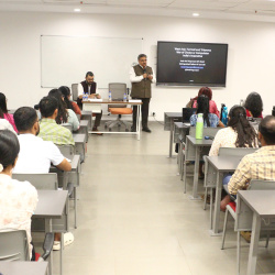 Ambassador Anil Trigunayat, Distinguished Fellow, Vivekananda International Foundation delivered a lecture  as part of the Departmental Seminar Series at the Department of International Relations