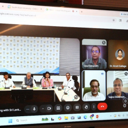 South Asian University, with its mandate of a shared vision for SAARC member states, has extended its efforts to offer best healthcare practices