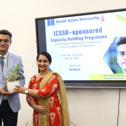 ICSSR-Sponsored Capacity Building Programme at SAU