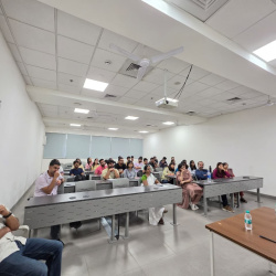 South Asian University had the distinct honour of welcoming Prof. Kapil Hari Paranjape, a distinguished mathematician of international repute from Shiv Nadar University