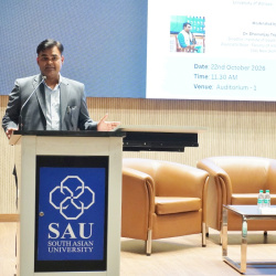 On 22 October 2026, the Institute of South Asian Studies (ISAS) and the Department of International Relations at South Asian University organised a roundtable discussion on the theme